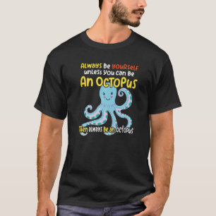 Camiseta Inteligente como una criatura oceánica del pulpo