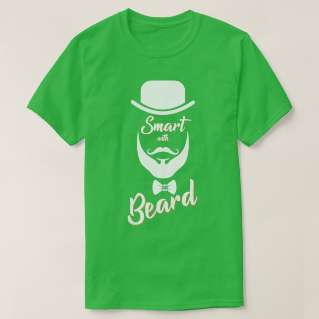 Camiseta Inteligente con barba (Diseño del anverso)