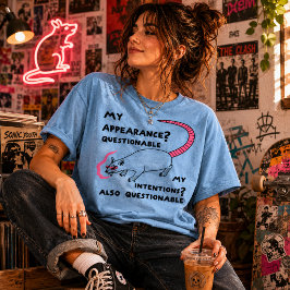 Camiseta Intenciones Dudosas Zarigüeya Divertida
