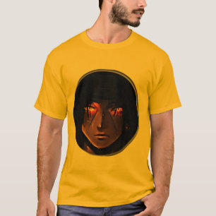 Camiseta Intensa De Arte Anime - Audaz Tee Gráfico