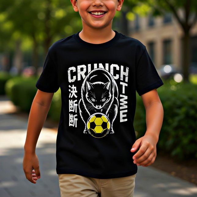 Camiseta Intense Cat Soccer T-Shirt - Gift for Athletes (Subido por el creador)