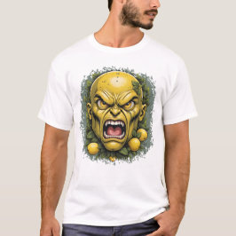 Camiseta Intense Lemon Face with Spiked Details