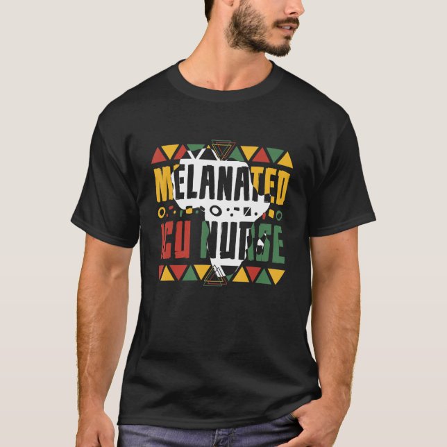 Camiseta Intensivo mes de historia negra de enfermera de UC (Anverso)
