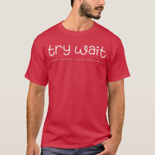 Camiseta Intenta Esperar Divertido Regalo de Diseño Hawaian