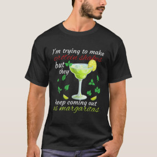 Camiseta Intentar Hacer Sacudidas De Proteína Sigue Saliend