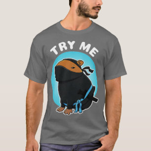 Camiseta Intentar mi disfraz Ninja Capybara
