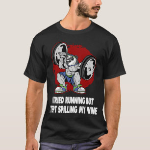Camiseta Intenté Correr, pero seguí derramando mi libro de