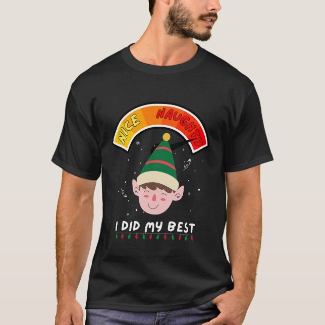 Camiseta Intenté mi mejor medidor de Navidades (Anverso)
