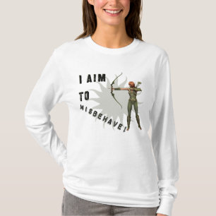 Camiseta "Intento comportarme mal" para los fans de Serenit
