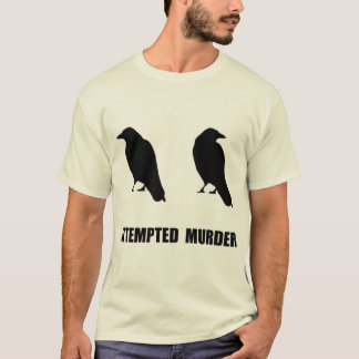 Camiseta Intento De Asesinato De Crows Divertido