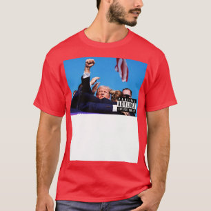 Camiseta Intento de asesinato de Donald contra portada del 