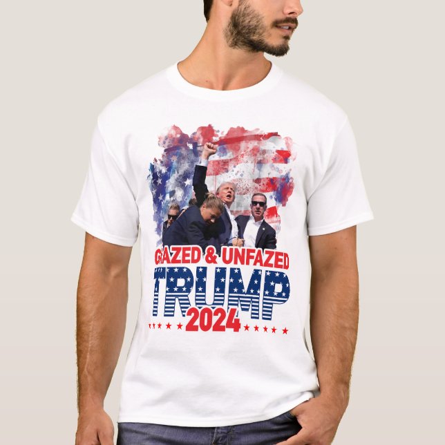 Camiseta Intento de asesinato de Donald Trump en Estados Un (Anverso)
