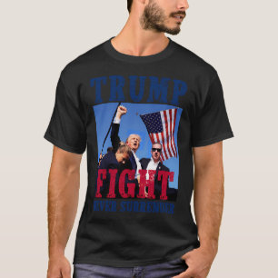 Camiseta Intento de asesinato de Trump en 2024 - Nunca rend