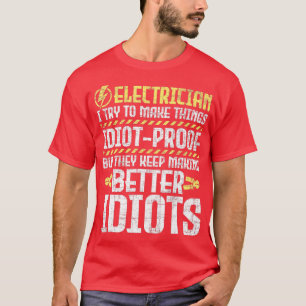 Camiseta Intento Hacer CosasElectrónica Eléctrica Linema
