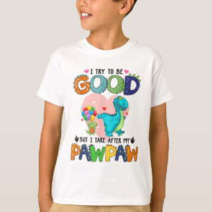 Camiseta Intento Ser Bueno Pero Me Llevo A Mi Abuelo - Paw