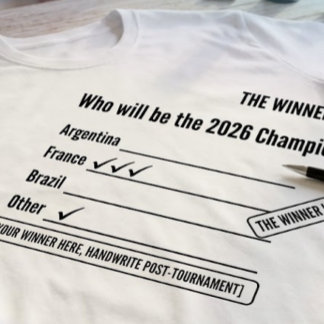 Camiseta interactiva del campeón deportivo 2026
