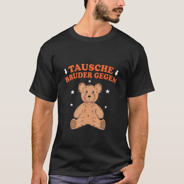 Camiseta Intercambiar Hermano contra Chica de Oso Teddy Bea (Anverso)