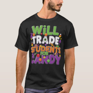 Camiseta Intercambiaré Estudiantes por Dulces Profesor Hall