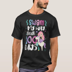 Camiseta Intercambie Mi Camino A Través De 100 Días De Esco