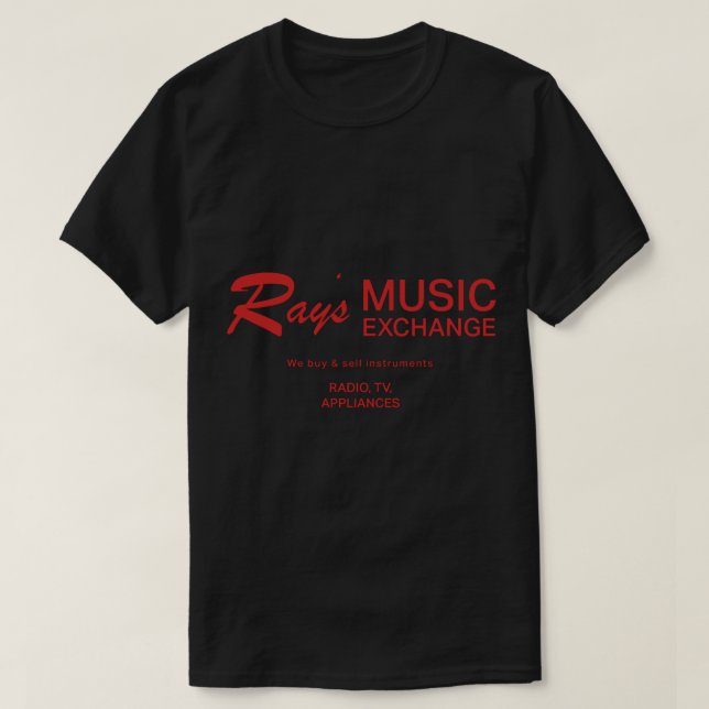 Camiseta Intercambio de música de Ray. (Diseño del anverso)