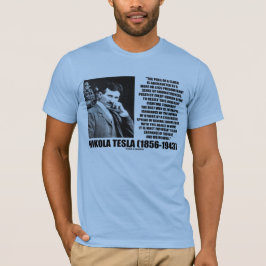 Camiseta Intercambio de Nikola Tesla de cita del