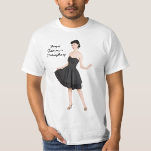 Camiseta Intercambio frugal de la ropa del fashionista