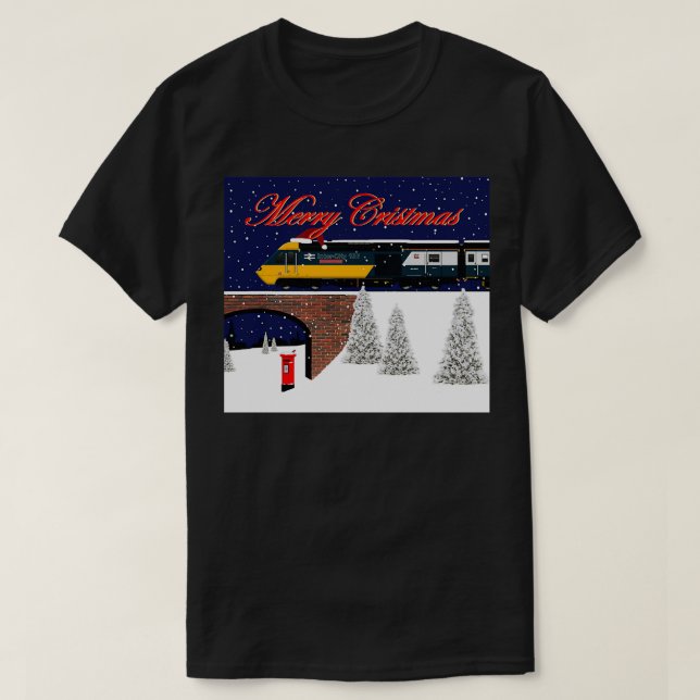 Camiseta Intercity 125 Christmas card (Diseño del anverso)