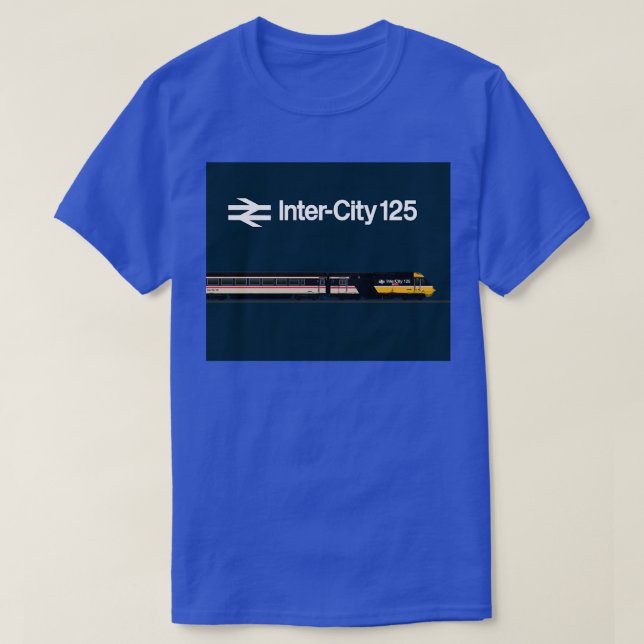 Camiseta Intercity 125 locomotora meteorológica (Diseño del anverso)