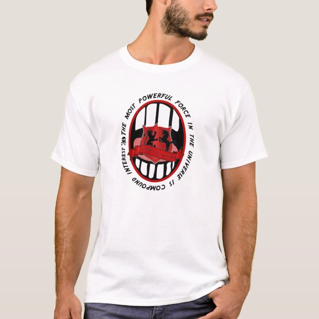 Camiseta Interés compuesto dinero (Anverso)