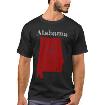 Interestados de Alabama [Diseño rojo de Berry]