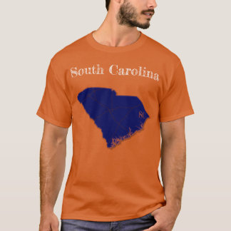 Camiseta Interestados de Carolina del Sur [Diseño Azul de l