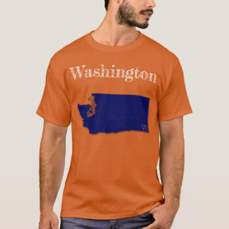 Camiseta Interestados de Washington [diseño azul de la Mari