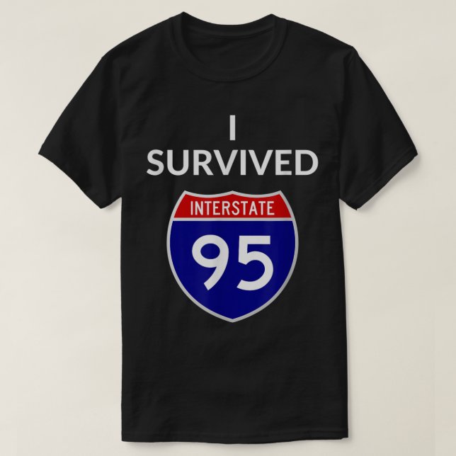 Camiseta Interestatal 95 (I-95) (Diseño del anverso)
