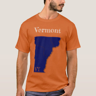 Camiseta Interestatales de Vermont [Diseño Azul Marino]