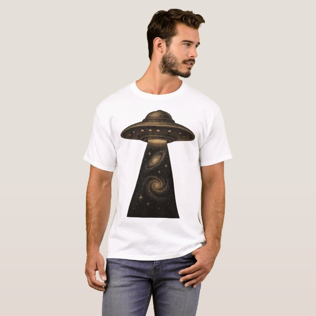 Camiseta INTERGALACTIC SIGNAL – We Were Never Alone (Anverso completo)