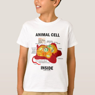 Camiseta Interior animal de la célula (biología celular d