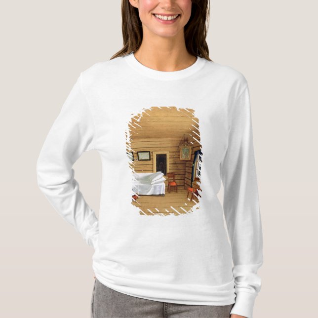 Camiseta Interior con una mujer asentada (Anverso)