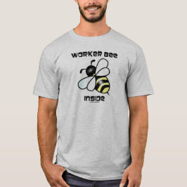 Camiseta Interior de la abeja de trabajador (actitud de la