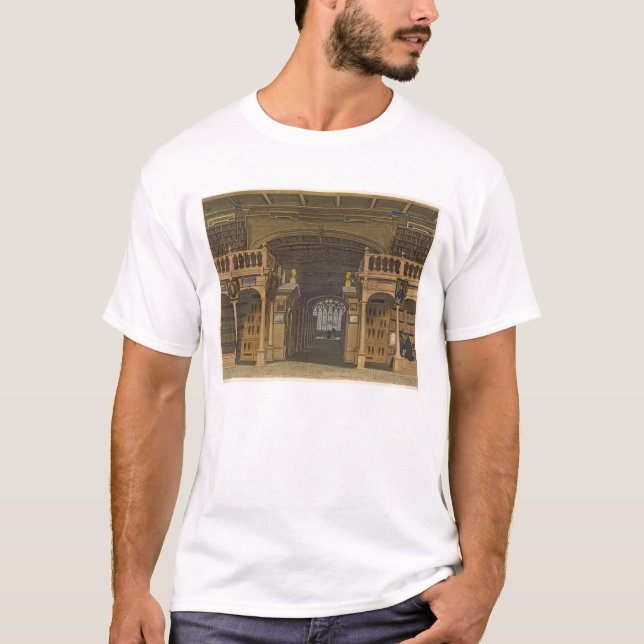 Camiseta Interior de la biblioteca de Bodleian, ilustracion (Anverso)