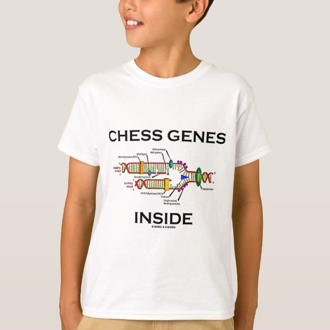 Camiseta Interior de los genes del ajedrez (réplica de la (Anverso)