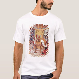 Camiseta Interior de los trabajos de una impresión del