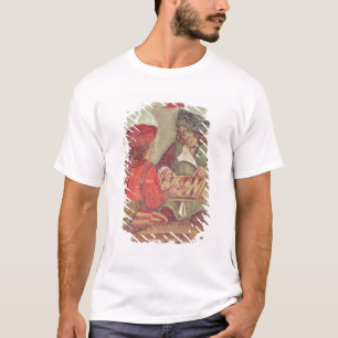 Camiseta Interior de un mesón, detalle de los jugadores de