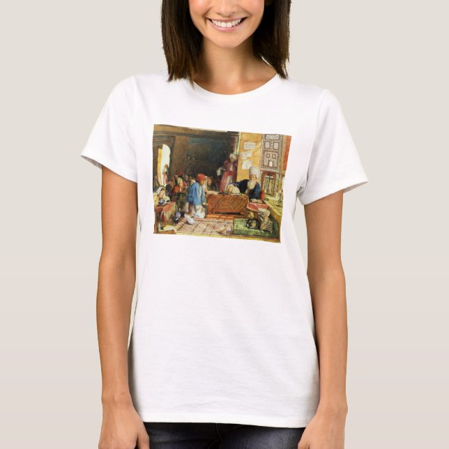 Camiseta Interior de una escuela, El Cairo, 1890 (p/c) (véa (Anverso)