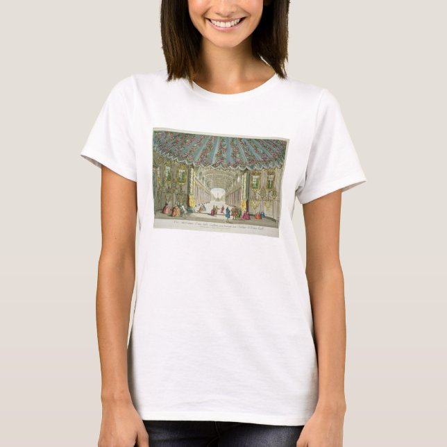 Camiseta Interior de una galería que conduce a los jardines (Anverso)