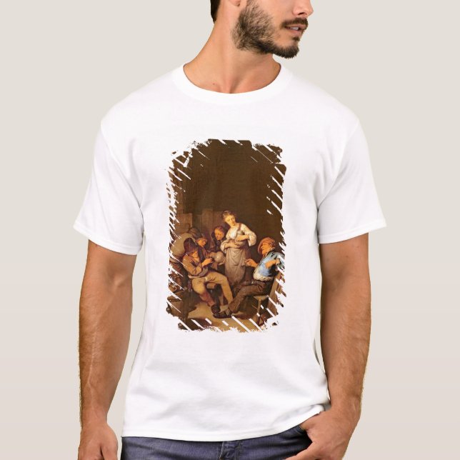 Camiseta Interior de una taberna holandesa (Anverso)