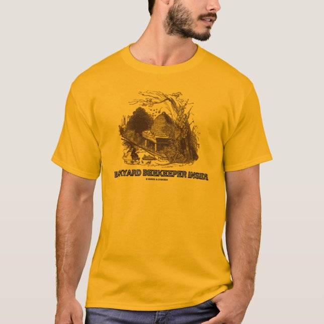 Camiseta Interior del apicultor del patio trasero (colmena (Anverso)