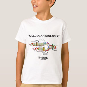 Camiseta Interior del biólogo molecular (réplica de la DNA)
