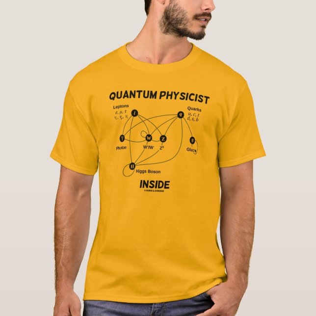 Camiseta Interior del físico de Quantum (bosón de Higgs del (Anverso)