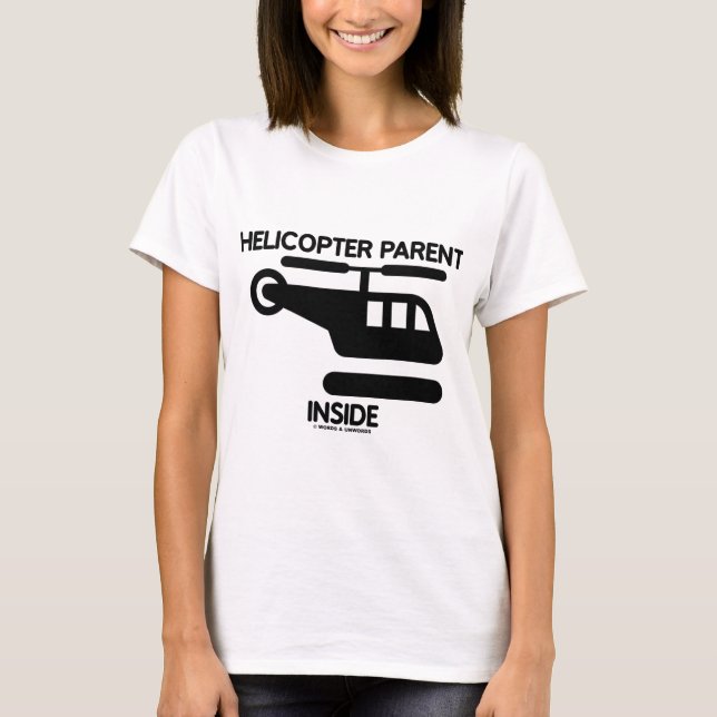 Camiseta Interior del padre del helicóptero (Rótulo) (Anverso)