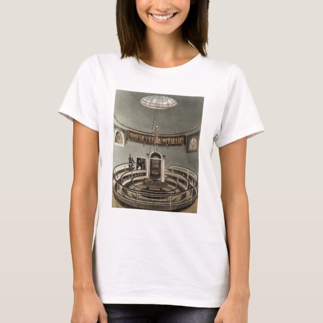 Camiseta Interior del teatro de la anatomía, Cambridge, (Anverso)